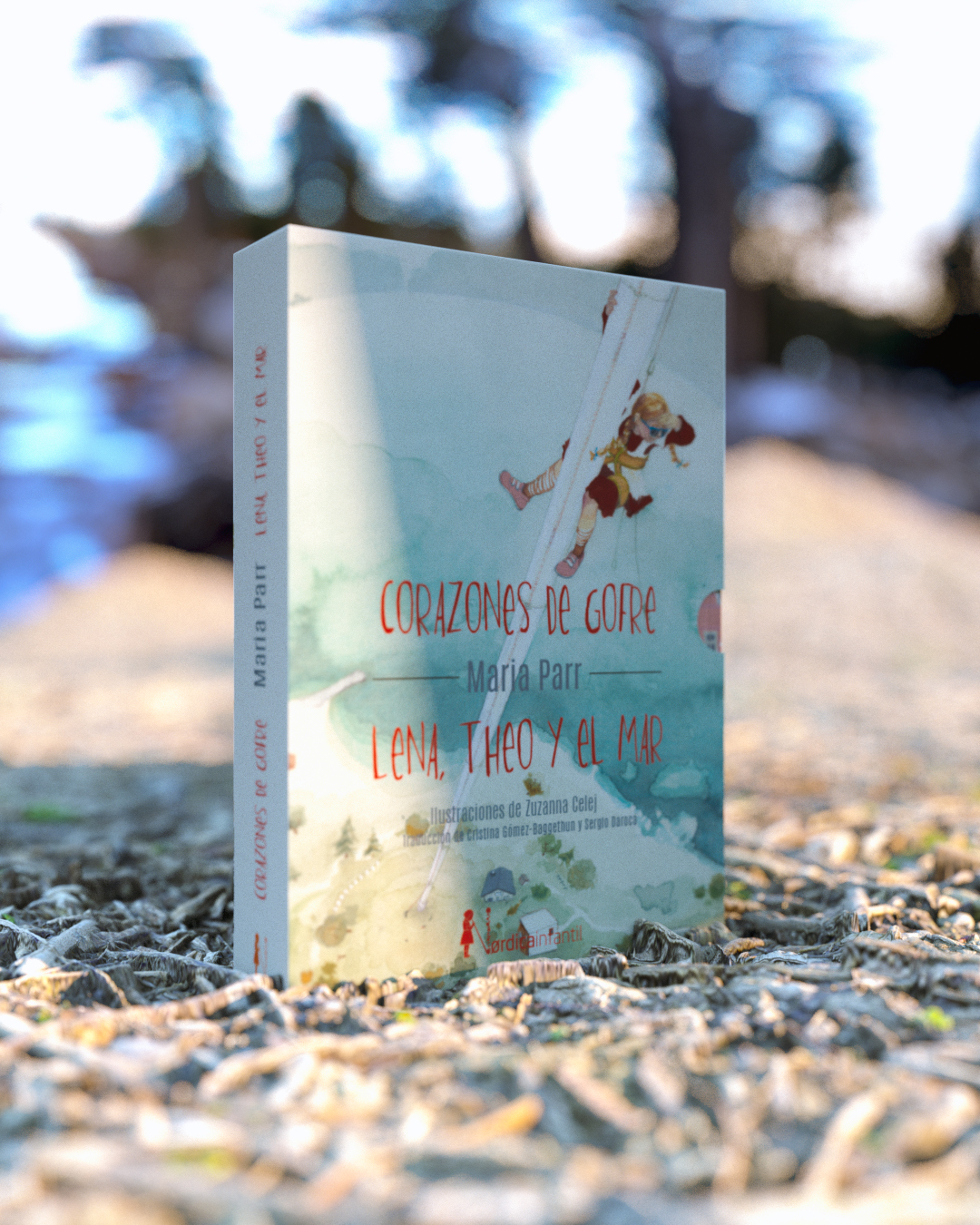 Estuche Corazones de gofre / Lena, Theo y el mar - Imagen 3