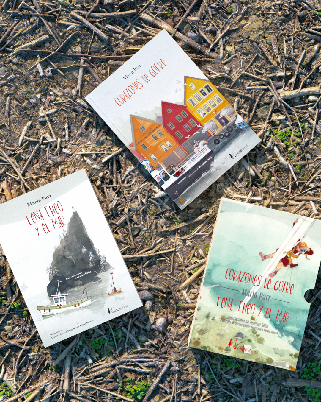 Estuche Corazones de gofre / Lena, Theo y el mar - Imagen 8