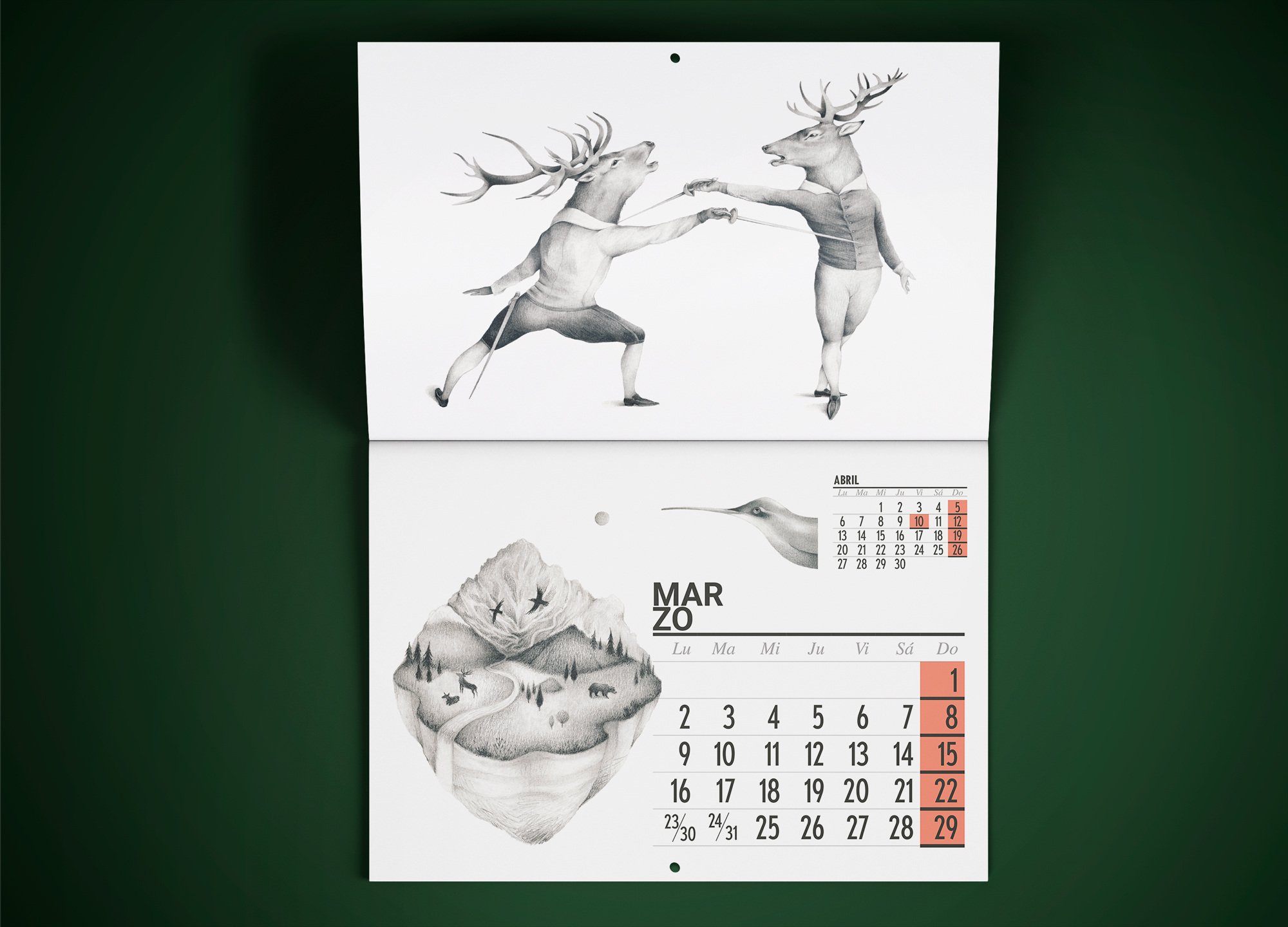 Calendario 2020 La selección natural - Imagen 4