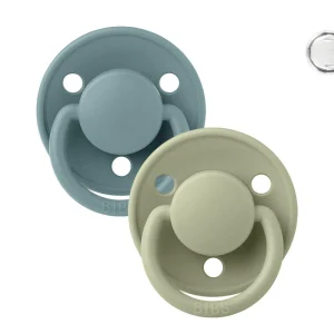 2 Chupetes BIBS De Lux Island Sea/Sage Silicona