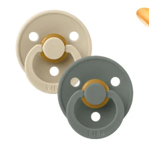 2 Chupetes BIBS Colour Anatómica Vanilla/Pine