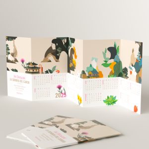 Biombo-calendario 2025