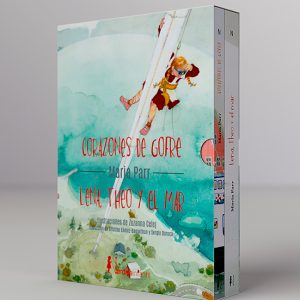 Estuche Corazones de gofre / Lena, Theo y el mar