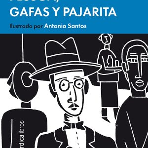 Pessoa, gafas y pajarita
