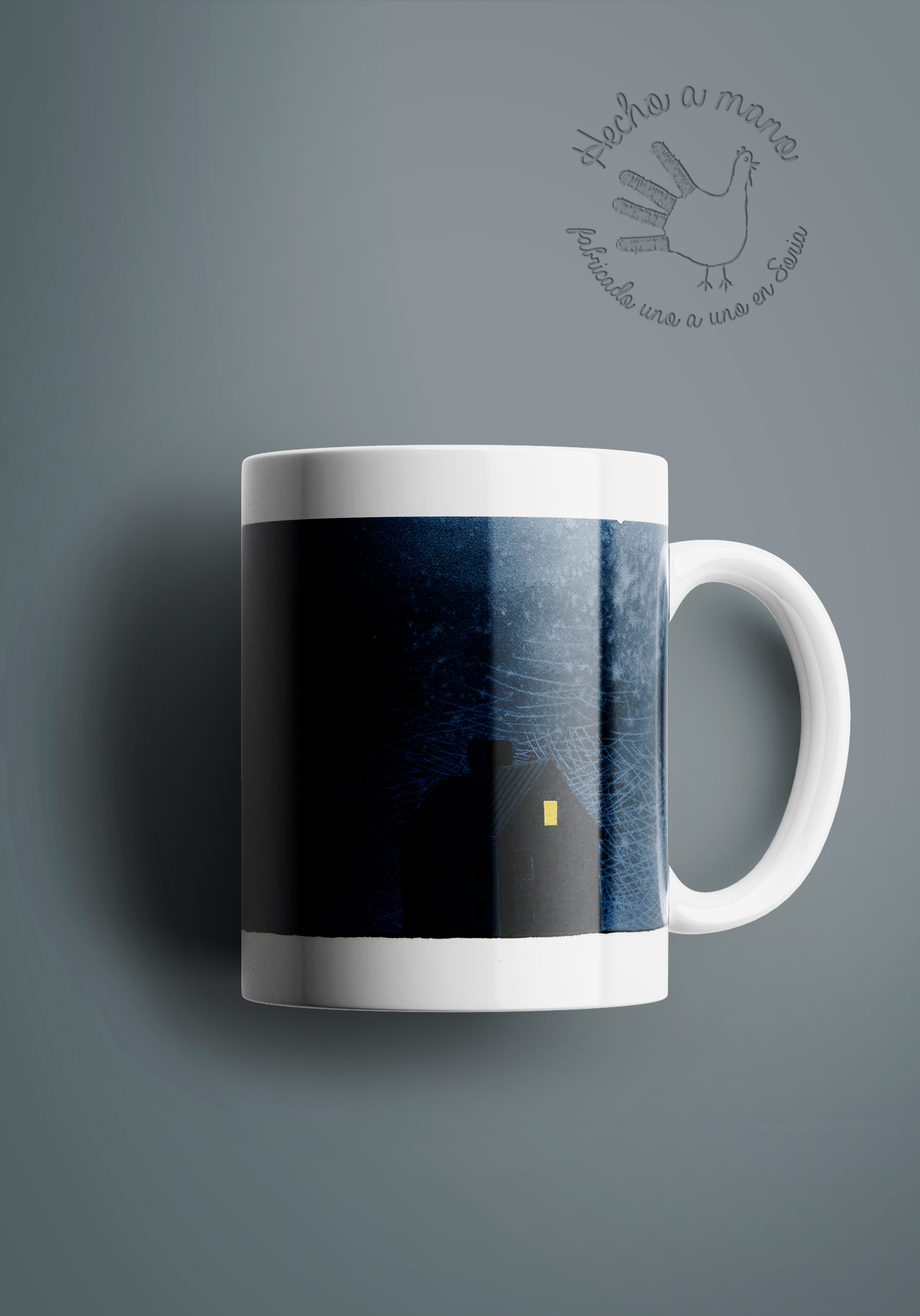 Taza El viento comenzó a mecer la hierba