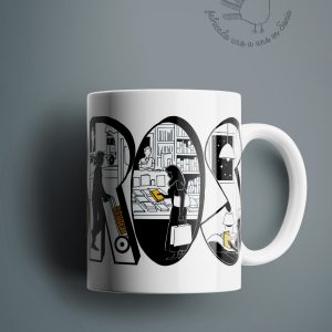 Taza Libros