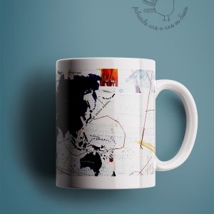 Taza Veinte mil leguas de viaje submarino (Mapa)